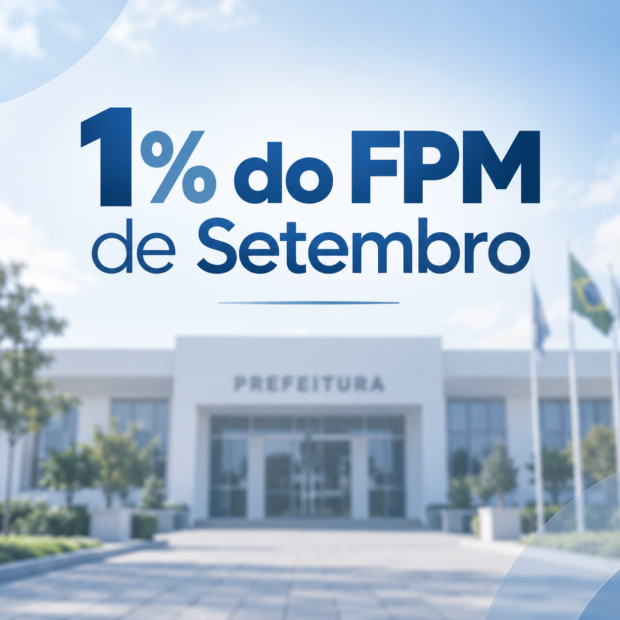 1% DO FPM DO MÊS DE SETEMBRO SERÁ CREDITADO AMANHÃ (QUINTA-FEIRA,10)